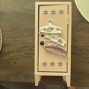 Retired Maileg Wardrobe with Hangers